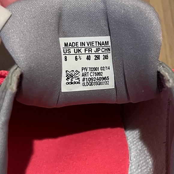 Adidas Samosa Pink & Gray Athletic Shoes - Picture 5 of 7